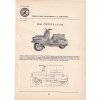 SKÚTR ČEZETA 175 CCM - KATALOGOVÝ LIST A4