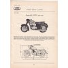 MOTOCYKL JAWA 350 CCM - KATALOGOVÝ LIST A4