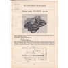 PŘÍVĚSNÝ VOZÍK VELOREX TYP 560 MOTOCYKL JAWA 250/350 CCM - KATALOGOVÝ LIST A4