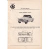 OSOBNÍ AUTOMOBIL ŠKODA FELICIA 1959/60 - KATALOGOVÝ LIST A4