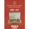 Tesla Litovel - STEREOFONNÍ GRAMOFONOVÝ PŘÍSTROJ NZC 431 - A4 - 2 STRANY