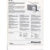 PANASONIC RF 081 - PŘENOSNÉ RADIO - REKLAMNÍ PROSPEKT A4 - 2 STRANY