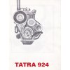MOTOR TATRA 924 - REKL. PROSPEKT MOTOKOV - A4 - 12 STRAN