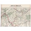 AUTOMAPA ČSR - LIPTOVSKÝ MIKULÁŠ - mapa Autoklubu republiky  Československé 1928 - doplněk vozu