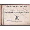 Pick a Winterstein 1903 - obří reklamní katalog a ceník velkozávodu s potřebami technickými a stroji (parní stroje, klozety, lucerny, nářadí, hasičské stříkačky, pumpy, transmise ....