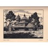 Dřevěné stavby v karpatské oblasti [Podkarpatská Rus, lidová architektura, kostely, Zakarpatská Ukrajina)]