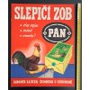 SLEPIČÍ ZOB - ORIGINÁLNÍ REKLAMNÍ CEDULE ZE 30. LET - NEPOUŽITÁ - ROZMĚRY 34*42 CM - DEKORACE DO MUZEA - ZAJÍČEK ŽUMBERK CHRUDIM