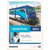ŽELEZNIČNÍ JÍZDNÍ ŘÁD ČESKÉ DRÁHY ROK 2014 - A5 - 800 STRAN