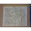 AUTOMAPA ČSR - ŠUMPERK - Mährisch Schönberg - SUDETY - mapa Autoklubu republiky  Československé 1928 - doplněk vozu