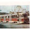 TRAMVAJ TATRA T3 + dvoučlánková tramvaj K2 - REKLAMNÍ PROSPEKT - 1968 - A4 - 8 STRAN - TEXT NĚMECKY - PRAGOINVEST  - STRASSENBAHNWAGEN