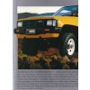 TOYOTA HI LUX 2400 4WD - REKLAMNÍ PROSPEKT A4 - 8 STRAN NĚMECKY