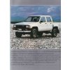 TOYOTA HI LUX 2400 4WD - REKLAMNÍ PROSPEKT A4 - 8 STRAN NĚMECKY