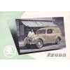 ŠKODA 1101 - STATION WAGON REKLAMNÍ PROSPEKT A4 KOVO CZECHOSLOVAKIA - 6 STRAN ANGLICKY