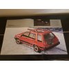 TOYOTA TERCEL 4WD REKLAMNÍ PROSPEKT 1986 NĚMECKY - 18 STRAN