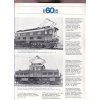 60 LET VÝROBY ELEKTRICKÝCH LOKOMOTIV - ŠKODAEXPORT - REKLAMNÍ PROSPEKT A4 - 20 STRAN ČESKY/RUSKY