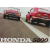 HONDA S800 COUPE & CONVERTIBLE 1967- REKLAMNÍ PROSPEKT A4 - 6 STRAN - ORIGINAL FACTORY SALES BROCHURE