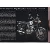 MOTOCYKL Honda 450 super sports model CB-450 - REKLAMNÍ prospekt