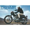 MOTOCYKL Honda 450 super sports model CB-450 - REKLAMNÍ prospekt