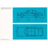 1967 LANCIA FLAVIA COUPÉ 1800 REKLAMNÍ PROSPEKT - 4 STRANY A4