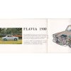 1961 LANCIA FLAVIA SALOON REKLAMNÍ PROSPEKT - 8 STRAN A5