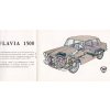 1961 LANCIA FLAVIA SALOON REKLAMNÍ PROSPEKT - 8 STRAN A5