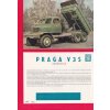 PRAGA V3S KRÁSNÝ REKLAMNÍ PROSPEKT A4 - ANGLICKY - 1 LIST, 2 STRANY