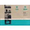Katalog průmyslových parních lokomotiv ŠKODA a ČKD STROJEXPORT - FRANCOUZSKY ROK 1955 - POŠKOZENO!