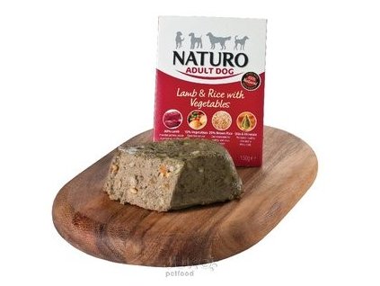 Naturo Adult Lamb&Rice with Vegetables 150g