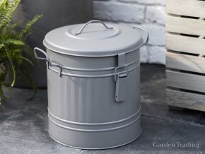 Outdoor Compost Bucket in Charcoal Steel CBCO05