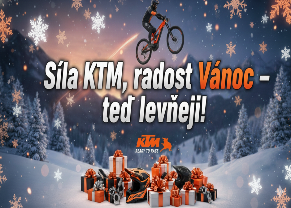 Slevy KTM vánoce 2025