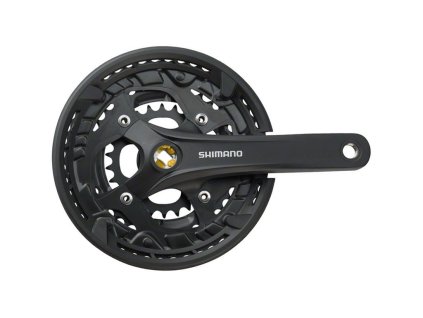 4562 1 kliky shimano acera fc t3010 cerne s krytem pro osu ctyrhran 9speed