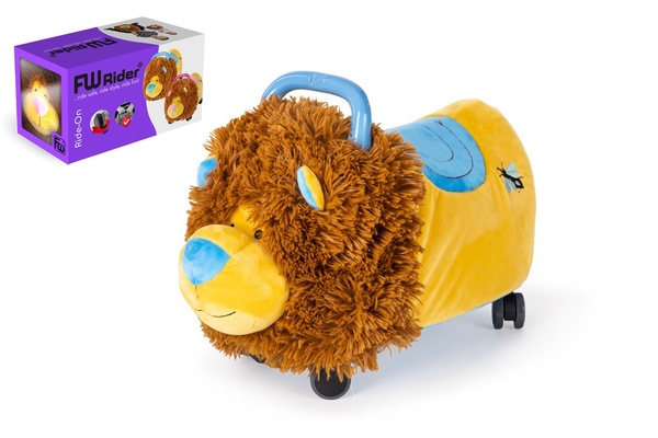 ODRÁŽEDLO FUNNY WHEELS RIDER RIDE-ON LVÍČEK 50CM PLYŠOVÝ