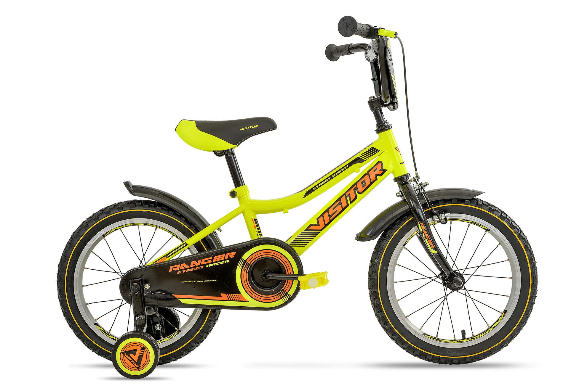 dětské jízdní kolo VISITOR RANGER 16" ŽLUTÁ NEON