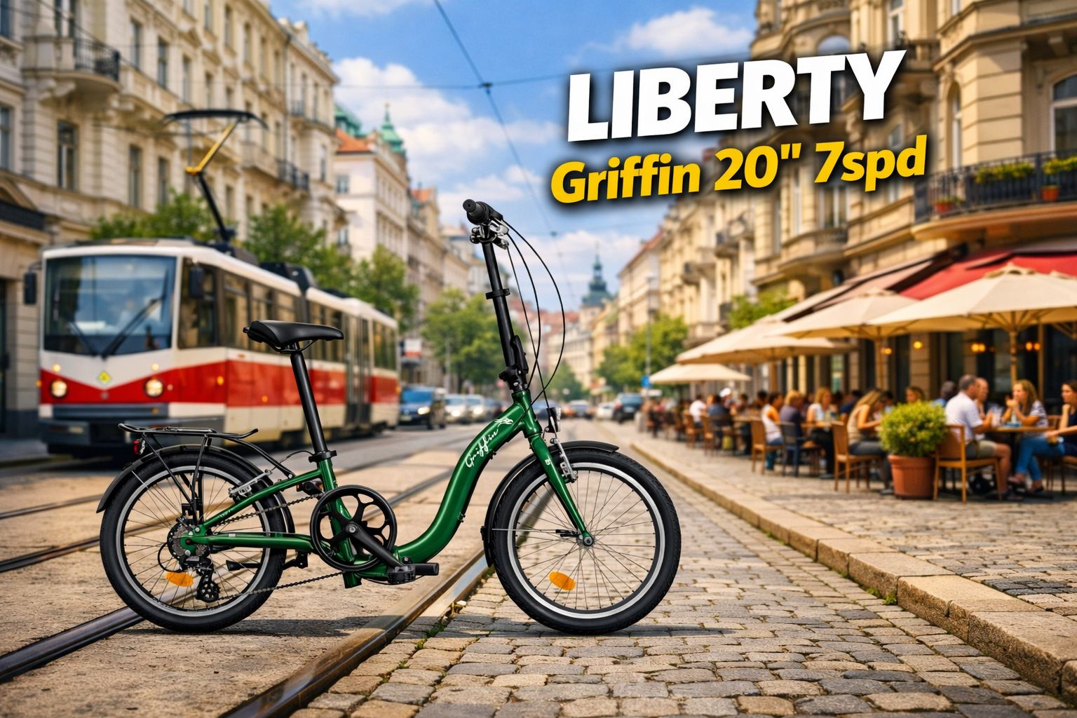 LIBERTY Griffin 20" – lehké skládací městské kolo pro děti i dospělé