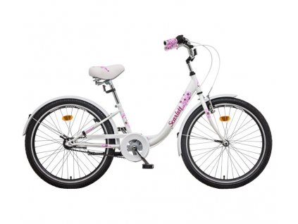 Jízdní kolo LIBERTY SCARLET 24" 3spd (Velikost 12", Barva biela-ružová)