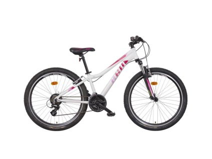 Jízdní kolo MAYO XC BASIC V UNI (Velikost 13" UNI, Barva biela-ružová)