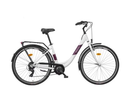 Jízdní kolo LIBERTY STRADA 28" 6spd 2025 (Velikost 18", Barva biela, Modifikácia vidlica Bez modifikácie)