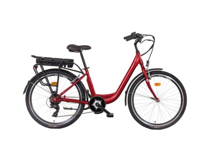 Jízdní koloLIBERTY LIBERTY e-VIA 6spd BB 26" 2025 (Barva  červená)