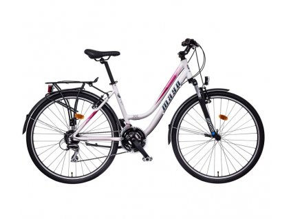 Jízdní kolo MAYO XR TOUR TREK LOW (Velikost 18" lady, Barva biela-ružová)
