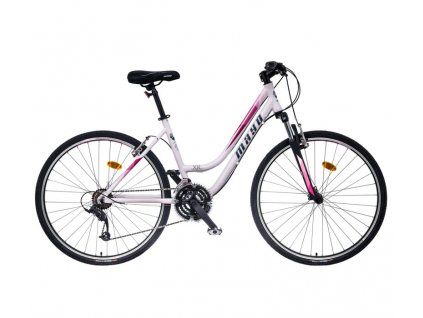 Jízdní kolo MAYO XR BASIC LOW (Velikost 18" lady, Barva biela-ružová)