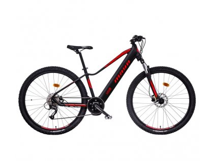 Jízdní kolo e-XC 27,5 FLASH TOUR D 36V (Velikost 16", Barva čierna-červená)