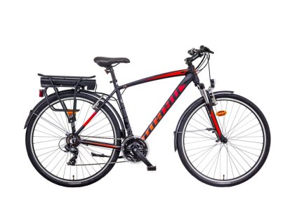 Jízdní koloMAYO MAYO e-XR BASIC 28" 2024 (Velikost 21", Barva čierna-červená, Modifikácia akumulátor nosičový Bez modifikácie)