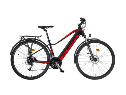 Jízdní kolo e-XR FLASH TOUR DISC (Velikost 16", Barva čierna-červená)