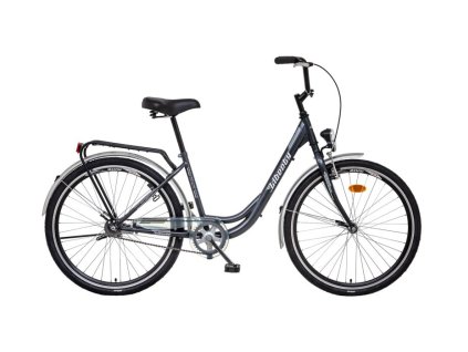 Jízdní kolo LIBERTY AVENUE 1 SPD 26" 2025 (Velikost 16", Barva antracitová, Modifikácia vidlica Bez modifikácie)
