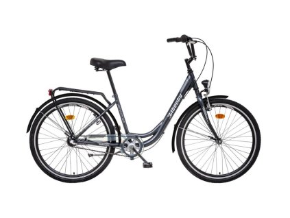 Jízdní kolo LIBERTY AVENUE 3 SPD 26" 2025 (Velikost 16", Barva antracitová, Modifikácia vidlica Bez modifikácie)