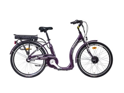 Jízdní koloLIBERTY LIBERTY e-COMFY AL 3spd 26" 2025 (Velikost 16", Barva fialová, Modifikácia akumulátor nosičový Bez modifikácie)