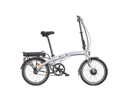 Jízdní kolo LIBERTY e-HYPERION NEXUS 7spd 20" 2025 (Velikost 11", Barva strieborná, Modifikácia akumulátor nosičový Bez modifikácie)