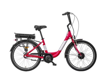 Jízdní kolo LIBERTY e-RUE 24" NEXUS 3/7spd 2025 (Velikost 15", Barva ružová, Modifikácia akumulátor nosičový Bez modifikácie)