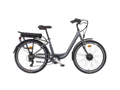 elektrokolo LIBERTY LIBERTY e-VIA 6 spd přední motor 2025 (Barva  strieborná)