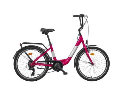 Jízdní kolo LIBERTY RUE 24" 6spd 2025 (Velikost 15", Barva ružová)